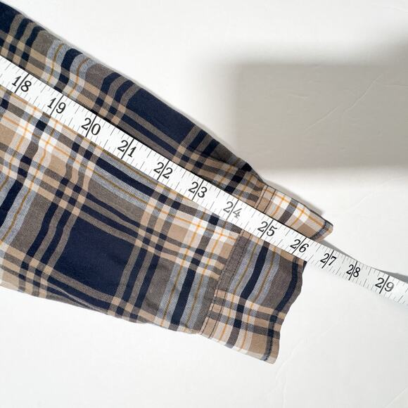 Frame Slim Fit Plaid Shirt Navy Multi LMSH0268 - Picture 10 of 11